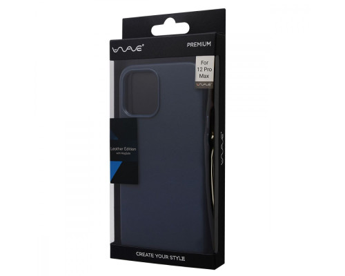 Чохол WAVE Premium Leather Edition Case with Magnetic Ring iPhone 12 Pro Max deep violet 2001000817399