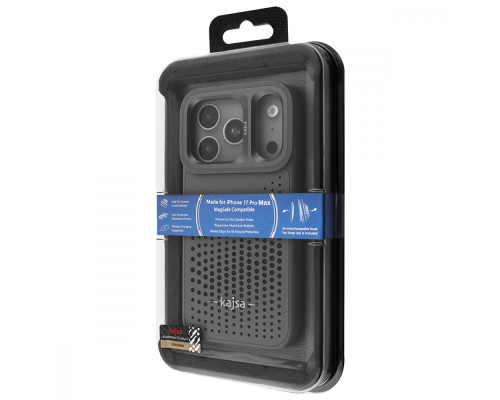 Чохол Kajsa Circle with Magnetic Ring iPhone 17 Pro Max black 2003000275902