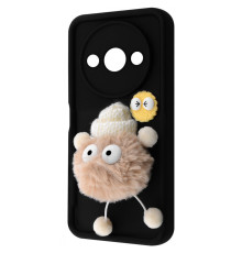 Чохол Pretty Things Case Xiaomi Redmi A3 black/fluffy white
