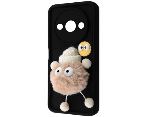 Чохол Pretty Things Case Xiaomi Redmi A3 black/fluffy white