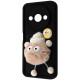 Чохол Pretty Things Case Xiaomi Redmi A3 black/fluffy white