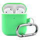Чохол Silicone Case Slim with Carbine for AirPods 2 begonia red
