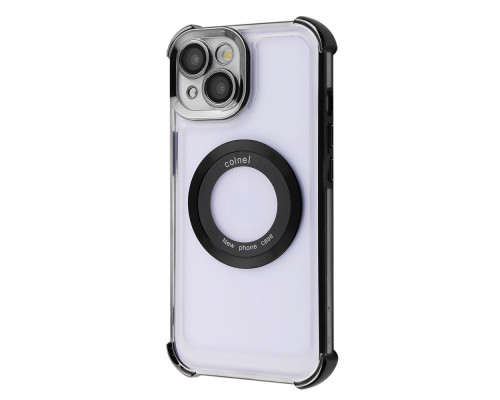 Чохол Glossy Case with Magnetic Ring iPhone 15 black