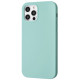 Чохол WAVE Full Silicone Cover iPhone 12/12 Pro turquoise