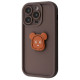 Чохол Pretty Case iPhone 13 Pro bear/brown