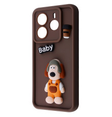 Чохол Pretty Things Case Xiaomi Redmi Note 14 Pro 4G brown/baby 2003000227314