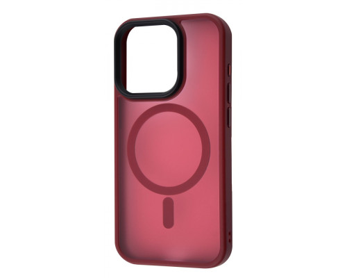 Чохол WAVE Matte Insane Case with Magnetic Ring iPhone 15 Pro Max dark red 2001001421670