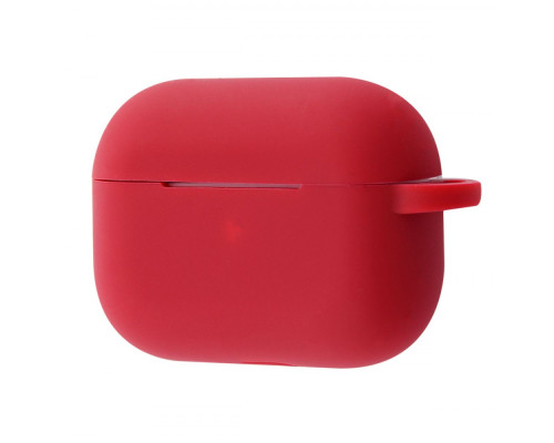Чохол Silicone Shock-proof case for Airpods Pro bordo