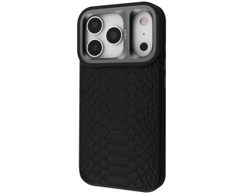 Чохол Kajsa Snake Pattern with Magnetic Ring iPhone 17 Pro Max black 2003000276206