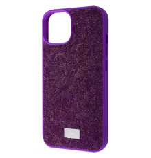 Чохол Bling World Rock Diamond (TPU) iPhone 14 purple