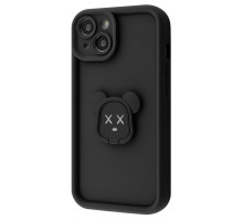Чохол Pretty Case iPhone 15 bear/black 2003000205091