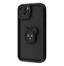 Чохол Pretty Case iPhone 15 bear/black 2003000205091