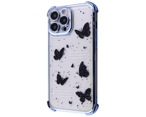 Чохол WAVE Winkie iPhone 13 Pro Max sierra blue/butterfly 2003000255386
