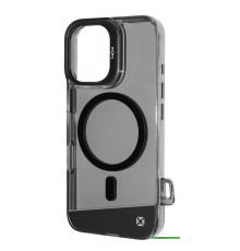 Чохол Kajsa Aluminium Shield with Magnetic Ring iPhone 16 black smoke 2003000170726