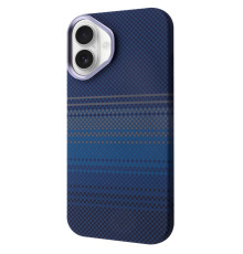 Чохол WAVE Gleam Case with Magnetic Ring iPhone 16 blue stripes 2003000253252