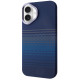Чохол WAVE Gleam Case with Magnetic Ring iPhone 16 blue stripes 2003000253252