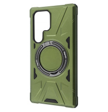 Чохол WAVE Iron Grip with Magnetic Ring Samsung Galaxy S25 Ultra dark green