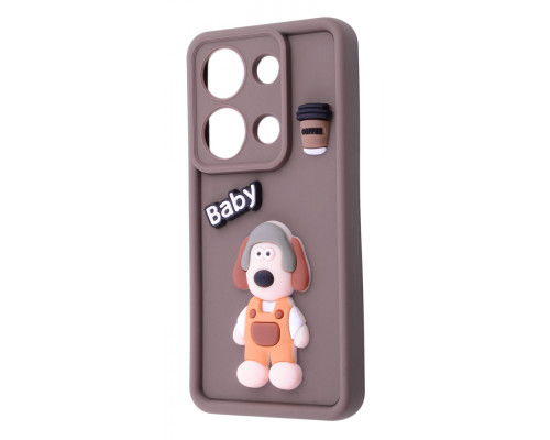 Чохол Pretty Things Case Xiaomi Redmi Note 13 Pro 4G/Poco M6 Pro 4G brown/baby