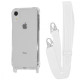 Чохол WAVE Clear Case with Strap iPhone Xr white 2001001941543
