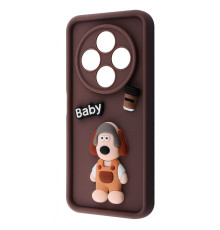 Чохол Pretty Things Case Xiaomi Redmi 14C 4G/Poco C75 4G/Redmi A4 brown/baby 2003000173284