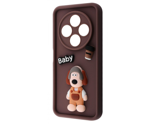 Чохол Pretty Things Case Xiaomi Redmi 14C 4G/Poco C75 4G/Redmi A4 brown/baby 2003000173284