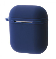 Чохол Silicone Shock-proof case for Airpods 1/2 dark blue