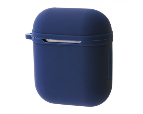 Чохол Silicone Shock-proof case for Airpods 1/2 dark blue