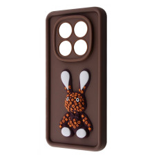 Чохол Pretty Things Case Xiaomi Redmi Note 14 Pro+ brown/rabbit 2003000179613