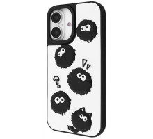 Чохол WAVE Doodle Case iPhone 16 black fluffy 2003000243345