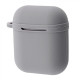 Чохол Silicone Shock-proof case for Airpods 1/2 gray