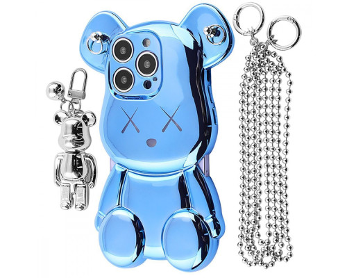Чохол Teddy Bear Case with Strap iPhone 12 Pro Max sierra blue 2001001958275