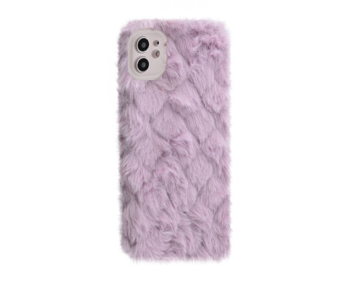 Чохол Fluffy Love Case iPhone 12 purple 2001001749255