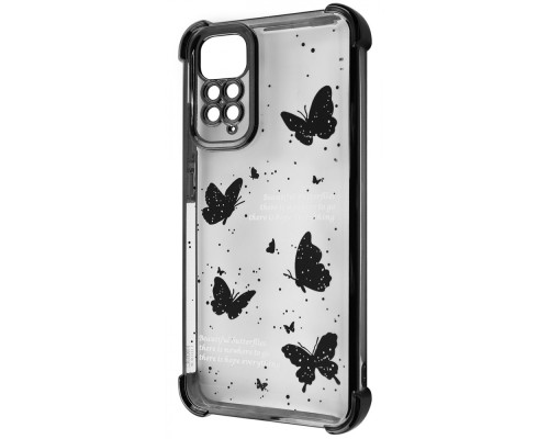Чохол WAVE Winkie Xiaomi Redmi Note 11 4G/Redmi Note 11S black/butterfly 2003000259957