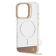 Чохол Kajsa Aluminium Shield with Magnetic Ring iPhone 16 Pro light gold 2003000170757