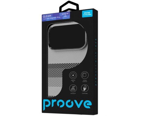 Чохол Proove Gleam Case with Magnetic Ring iPhone 17 Pro Max silver ocean 2003000308808