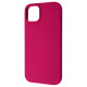 Чохол WAVE Full Silicone Cover iPhone 14 Pro Max rose red