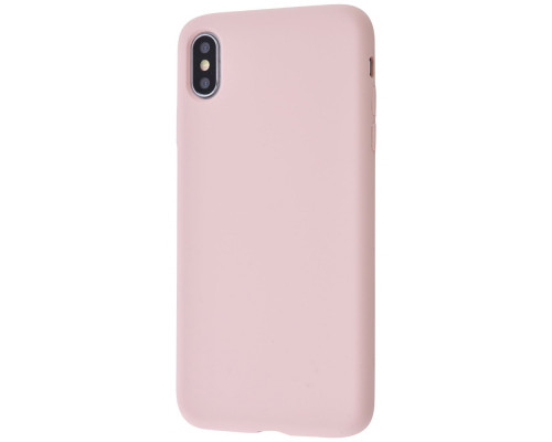 Чохол WAVE Full Silicone Cover iPhone Xs Max pink sand