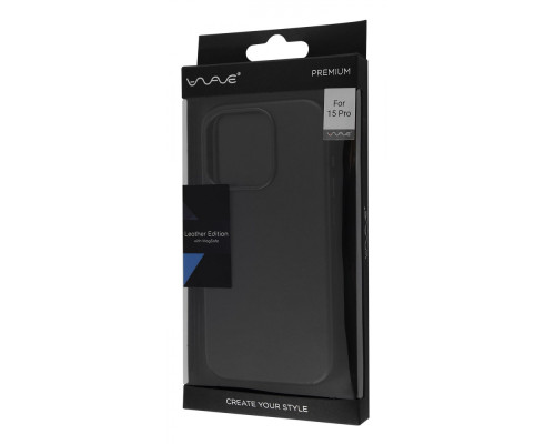 Чохол WAVE Premium Leather Edition Case with Magnetic Ring iPhone 15 Pro umber