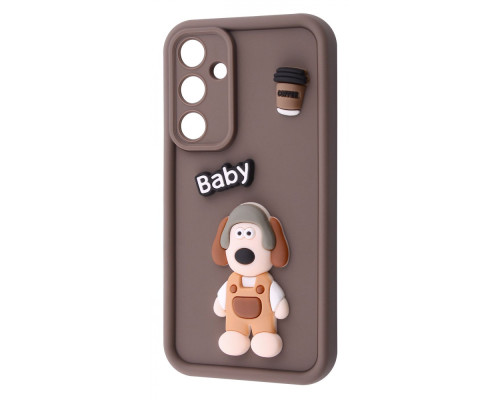 Чохол Pretty Things Case Samsung Galaxy A15 4G/5G brown/baby