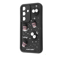 Чохол Pretty Things Case Samsung Galaxy A35 black/coffee