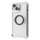 Чохол Glossy Case with Magnetic Ring iPhone 13 silver