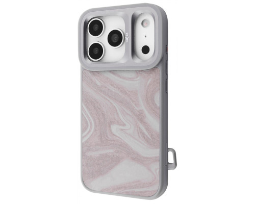 Чохол Kajsa Fluid Art with Magnetic Ring iPhone 17 Pro gray 2003000276015