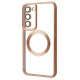 Чохол WAVE Metal Color Case with Magnetic Ring Samsung Galaxy S23 Plus gold