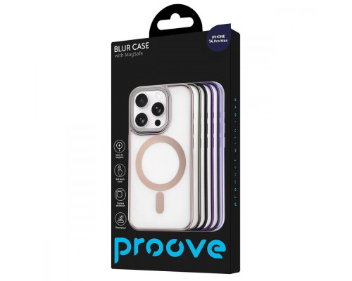 Чохол Proove Blur Case with Magnetic Ring iPhone 14 Pro Max midnight blue 2001001971441 6901121117179