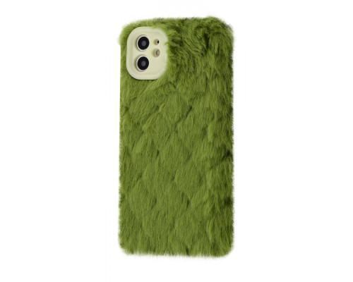 Чохол Fluffy Love Case iPhone 15 green 2001001749729