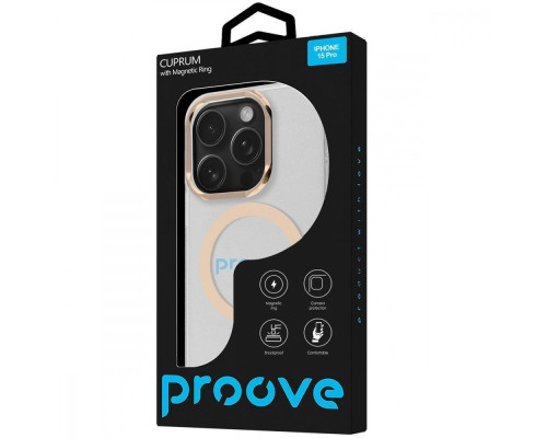 Чохол Proove Cuprum Case with Magnetic Ring iPhone 15 Pro mint 2003000214406 6901124828294