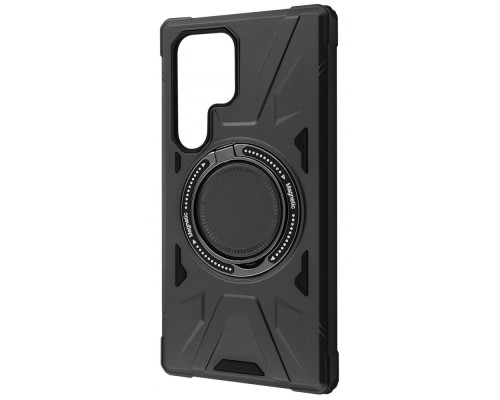 Чохол WAVE Iron Grip with Magnetic Ring Samsung Galaxy S24 Ultra black 2003000162943