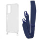 Чохол WAVE Clear Case with Strap Samsung Galaxy A25 midnight blue 2001001905330