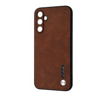 Чохол WAVE Leather Case Samsung Galaxy A14 dark brown