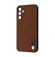 Чохол WAVE Leather Case Samsung Galaxy A14 dark brown